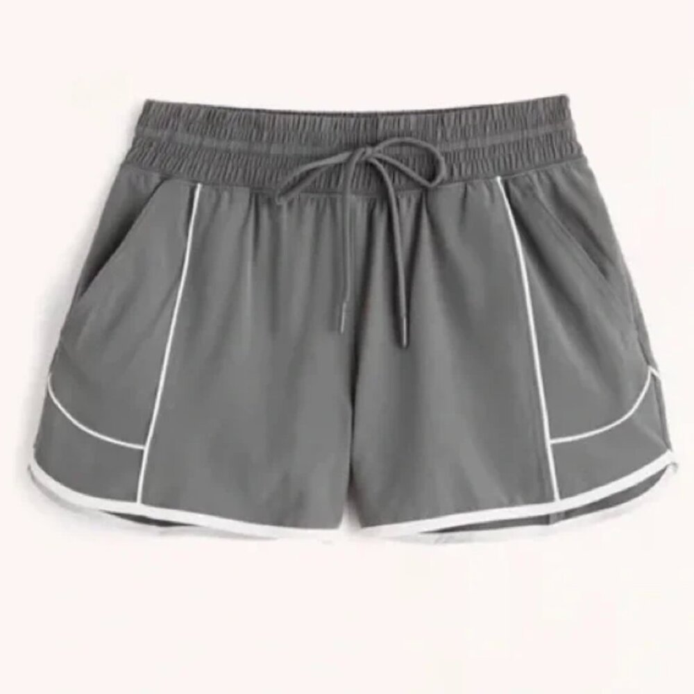 Abercrombie YPB motionTEK High Rise Lined Workout Short XXS